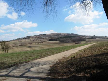 Blick zurck zum Waschberg