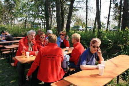 Auch die Freunde aus Steinabrückl sind unterwegs