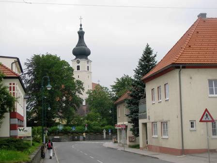 Die Wallfahrtskirche von Mank