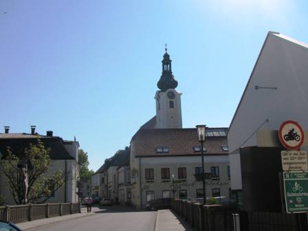 Die Pfarrkirche von Purgstall an der Erlauf