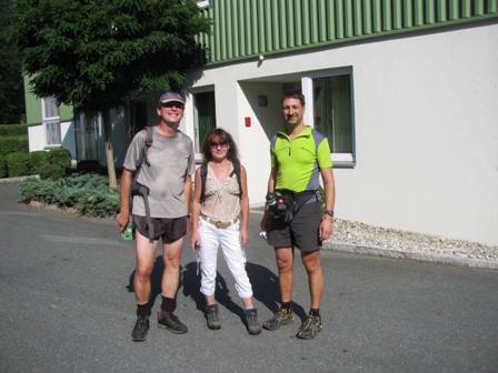 Sigi mit 2 steirischen Bodyguards