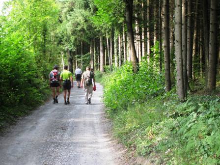 Jedes schattige Streckenstck wird genossen
