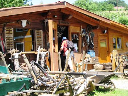 Blick zum Bauernmuseum Jennersdorf