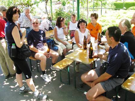 Die Marathonis aus Rappottenstein haben es sich gemütlich gemacht