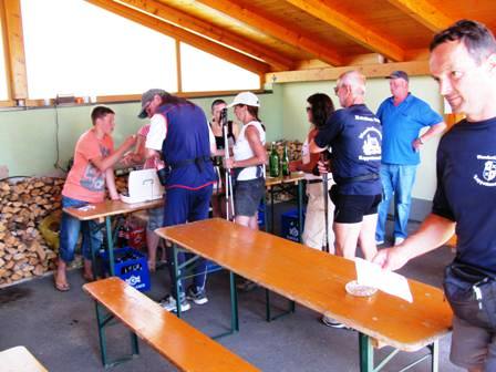 An der 2. Vereinslabestelle in Jennersdorf