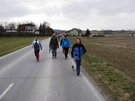 Zirberl an der Spitze auf der Strae von Unterrohrbach nach Spillern