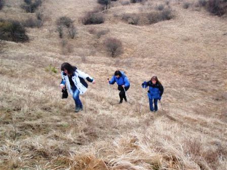 Sigi, Andrea und Zirberl im Kampf gegen den Berg