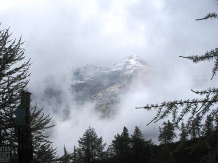 ...frisch angezuckerte Berge