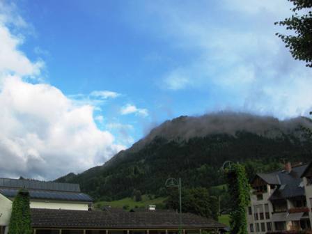 Blauer Himmel - es scheint gutes Wanderwetter zu geben