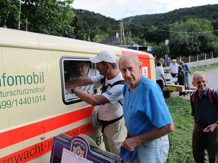 Der ernste Blick des Heinrich Skerbinz - de saufn scho wieda, de Rappottis!