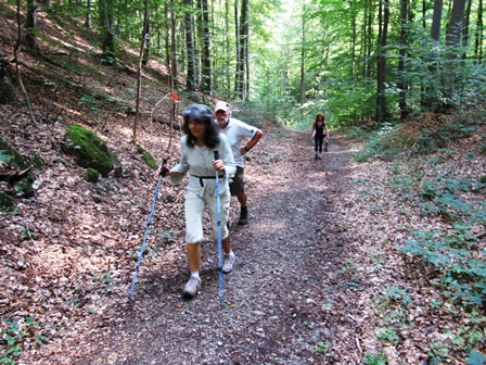 Helga und Robert Stejskal von den Wanderfalken werden eingeholt