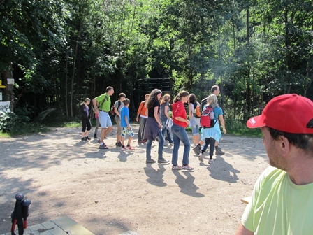 Wanderer abseits des Wandertages...