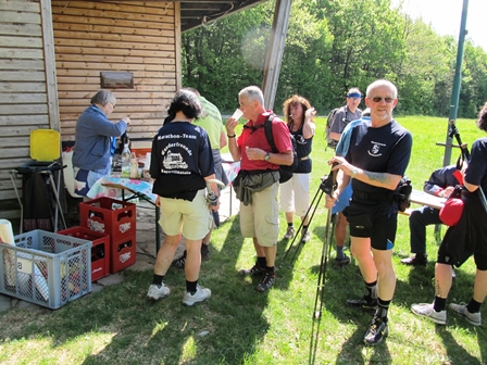 4.K+L bei der Schffel-Htte - Halbzeit und erste Strkung