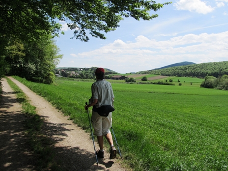 Schner Panoramablick vor Siegenfeld...