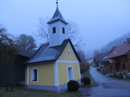 Die Kapelle von Hhendorf im Morgengrauen