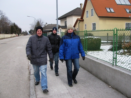 Familienausflug in den Khlschrank: Die netten Freunde aus Wieselburg