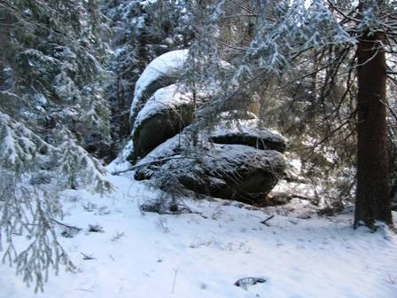 Typische Waldviertler Gesteinsformation