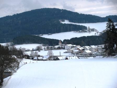 Fernblick hinab nach Lasberg