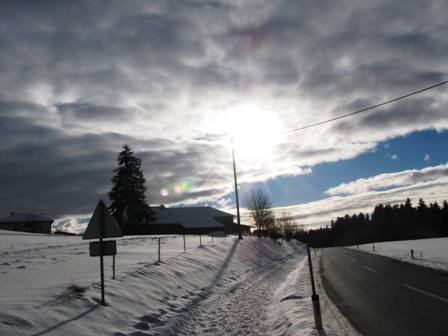 Traumhafte Winter-Sonnen-Impression