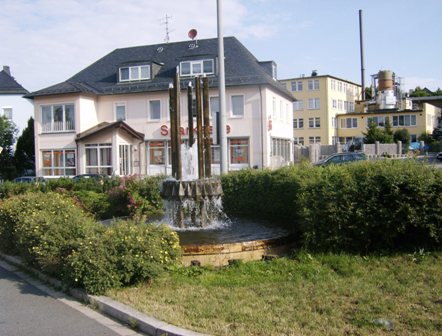 Brunnen am Hauptplatz von Selbitz