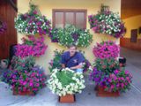Unser Obmann Gerhard Hold in der Blumenpracht