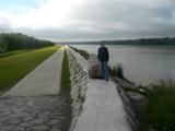 Gerhard jun. auf der 'Chinesischen Mauer' von Au an der Donau