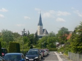 Blick zur Kirche von Stadt Haag