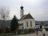 Die Kirche von Wernstein am Inn